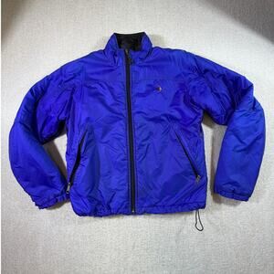 Moonstone Women Small Purple Black Winter Jacket Insulated Ski Outdoor Coat